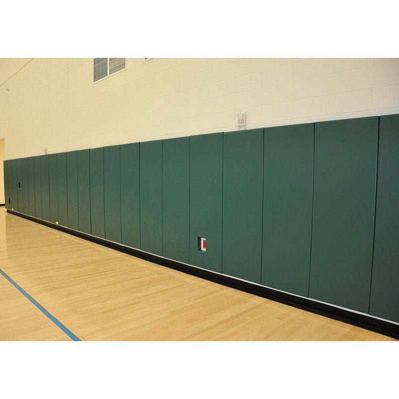 Jaypro Sports Wall Padding - WallGuard Impact Rated - 2' x 6', 1" Lip Top & Bottom (JWP - I - 26) - SchoolOutlet