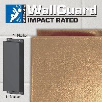 Jaypro Sports Wall Padding - WallGuard Impact Rated - 2' x 6', 1" Lip Top & Bottom (JWP - I - 26) - SchoolOutlet