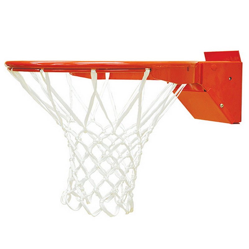 Jaypro Sports Basketball Backstop - Wall - Mounted - Shooting Station - Stationary Glass Backboard - 10 ft. - 12 ft. Wall Offset (N1012GB) - SchoolOutlet