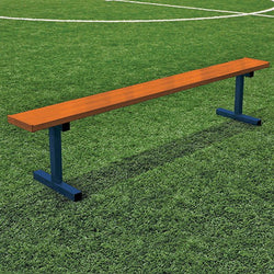 Jaypro Sports Outdoor Player Benches - Portable - Aluminum Team Bench - 15', Powder Coated (PB-15PC)