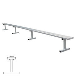 Jaypro Sports Outdoor Player Benches - Portable - Aluminum Team Bench - 21' (PB-5)