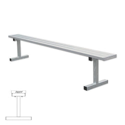 Jaypro Sports Outdoor Player Benches - Portable - Aluminum Team Bench - 7.5' (PB-75)