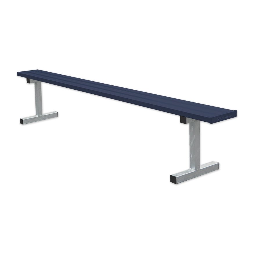 Jaypro Sports Outdoor Player Benches - Portable - Aluminum Team Bench - 7.5', Powder Coated (PB - 75PC) - SchoolOutlet