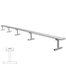 Jaypro Sports Outdoor Player Benches - Portable - Aluminum Team Bench - 27' (PB-95)