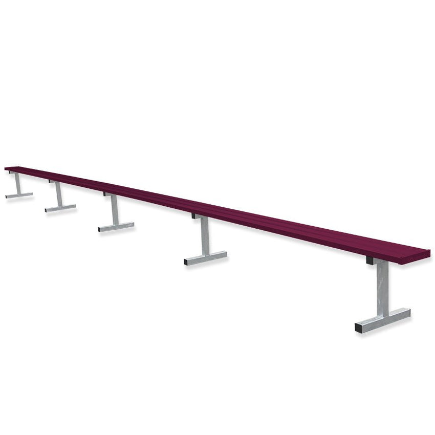 Jaypro Sports Outdoor Player Benches - Portable - Aluminum Team Bench - 27', Powder Coated (PB - 95PC) - SchoolOutlet