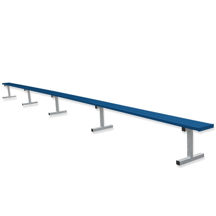 Jaypro Sports Outdoor Player Benches - Portable - Aluminum Team Bench - 27', Powder Coated (PB - 95PC) - SchoolOutlet