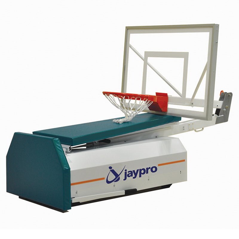 Jaypro Sports Basketball System - Recreational Portable, Indoor, (48 in. Board Extension) - 48" Acrylic Backboard (PBB - 200) - SchoolOutlet