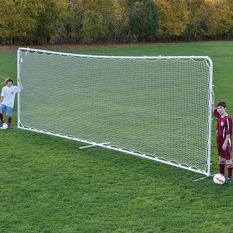 Jaypro Sports Soccer Goal - Rebounder Net, White - 8' H x 24' W (RB824N) - SchoolOutlet