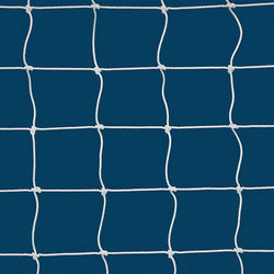 Jaypro Sports Soccer Goal - Replacement Nets, Club Soccer Nets - Square Mesh, White - 6' 6"H x 12'W x 6'D x 2'B - Set of 2 (SCN-12)