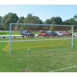 Jaypro Sports Soccer Goal- Round Goal - 8' H x 24' W x 4' B x 10' D, NFHS, NCAA Compliant (SGP-220)