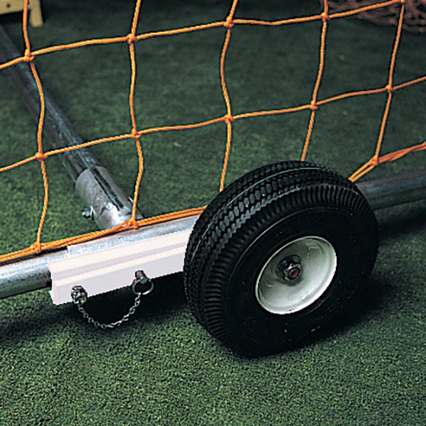 Jaypro Sports Soccer Goal - Classic Official Round Goal Package - 8' H x 24' W x 4' B x 10' D, NFHS, NCAA, FIFA Compliant (SGP - 400PKG) - SchoolOutlet