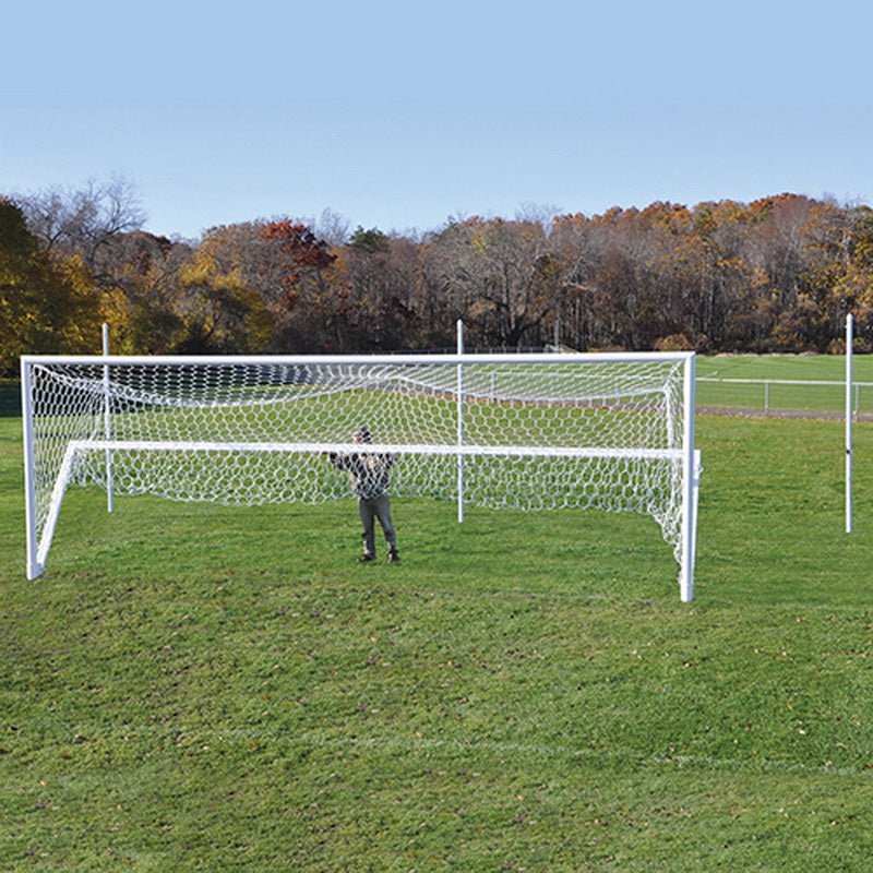 Jaypro Sports Soccer Goal - Replacement Nets, Official Soccer Nets - Hexagon Mesh - 8' H x 24' W x 6' D x 6' B - Set of 2 (SGP - 550N) - SchoolOutlet