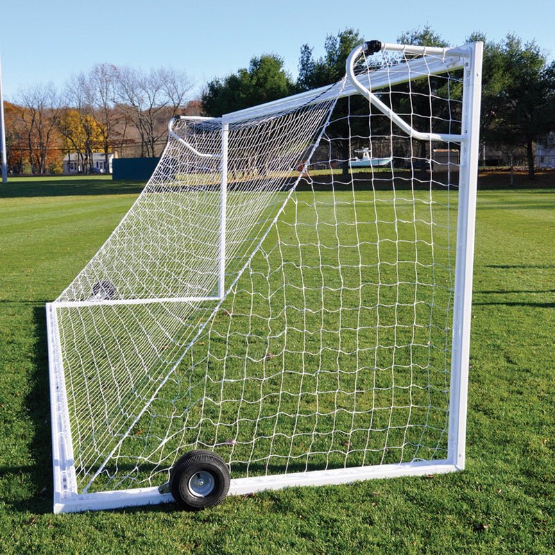 Jaypro Sports Soccer Goal - Nova Premier Adjustable Goal Package - 8' H x 24' W x 10' D x 4' B - Set of 2 (SGP - 600AXPKG) - SchoolOutlet