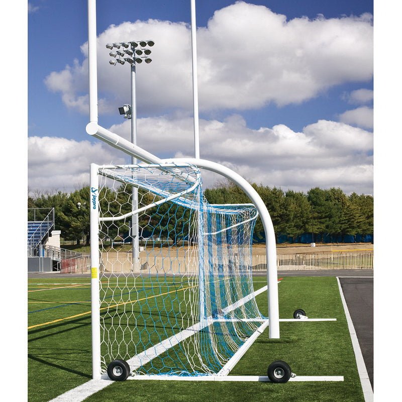 Jaypro Sports Soccer Goal - Nova Premier Adjustable Goal Package - 8' H x 24' W x 10' D x 4' B - Set of 2 (SGP - 600AXPKG) - SchoolOutlet