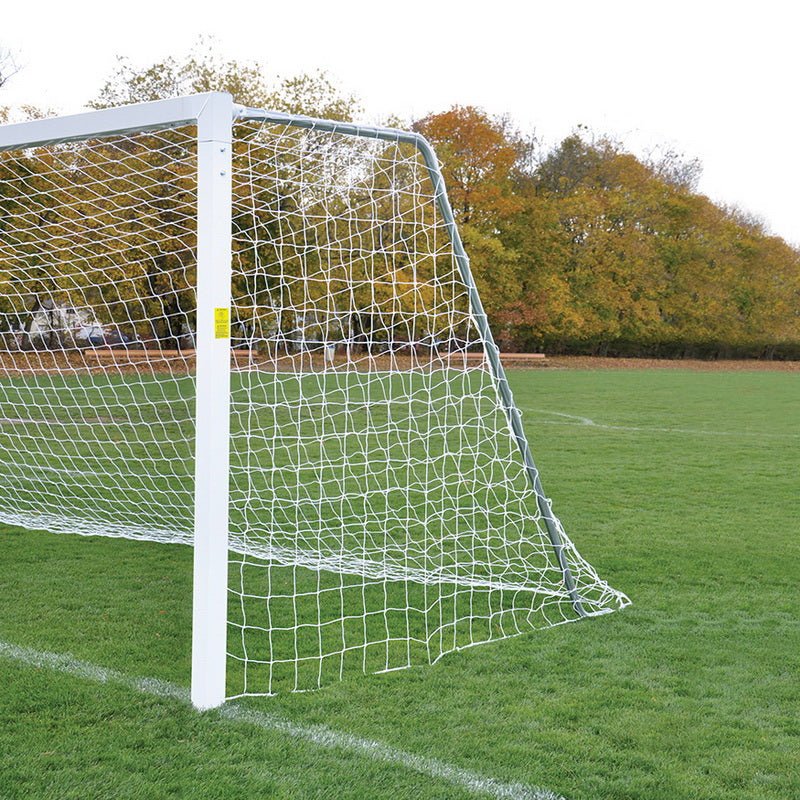 Jaypro Sports Soccer Goal - Classic Official Semi - Permanent Soccer Goals with European Backstays - Set of 2 (SGP - 730EB) - SchoolOutlet