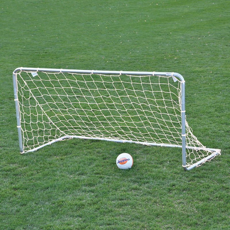 Jaypro Sports Soccer Goal - Rugged Play Goal - Practice Goal - 4' H x 8' W x 4' D (SMG - 8HP) - SchoolOutlet