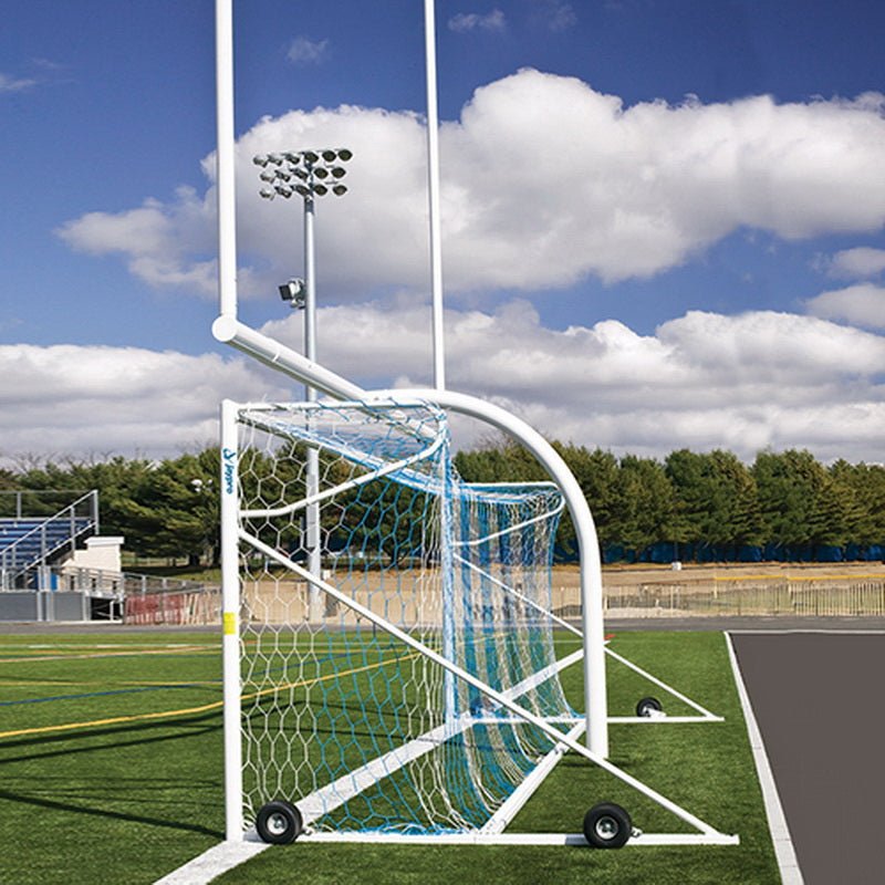 Jaypro Sports Soccer Goal - Official Soccer Nets - Hexagon Mesh - 8' H x 24' W x 4' B x 10' D - Set of 2 (SN - HTTP - W) - SchoolOutlet