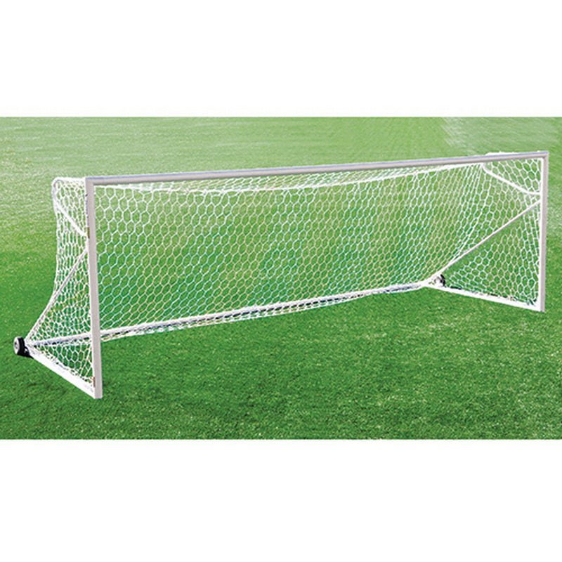 Jaypro Sports Soccer Goal - Official Soccer Nets - Hexagon Mesh - 8' H x 24' W x 4' B x 10' D - Set of 2 (SN - HTTP - W) - SchoolOutlet