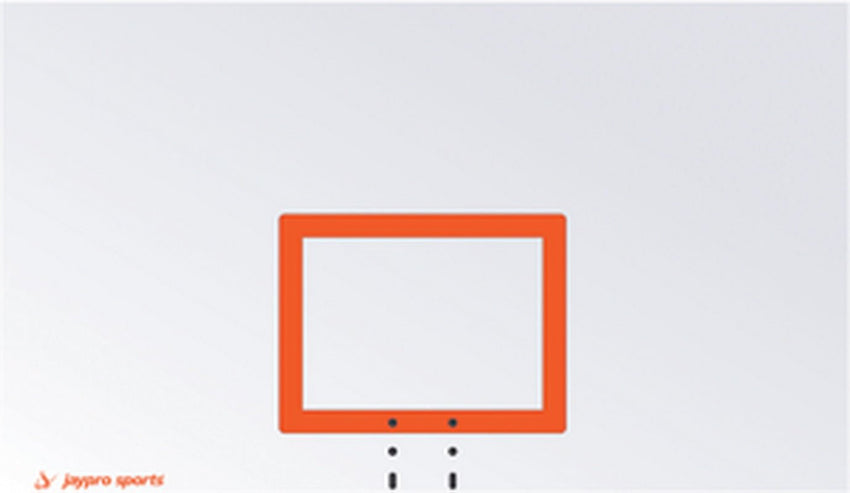 Jaypro Basketball System - Straight Post (4.5" Pole with 4 ft. Offset) - 72" Steel Backboard (SPA4 - RS - XX) - SchoolOutlet