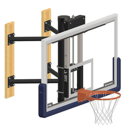 Jaypro Sports Basketball System -Wall Mount Basketball Shooting Station with Height Adjuster (WMWH)