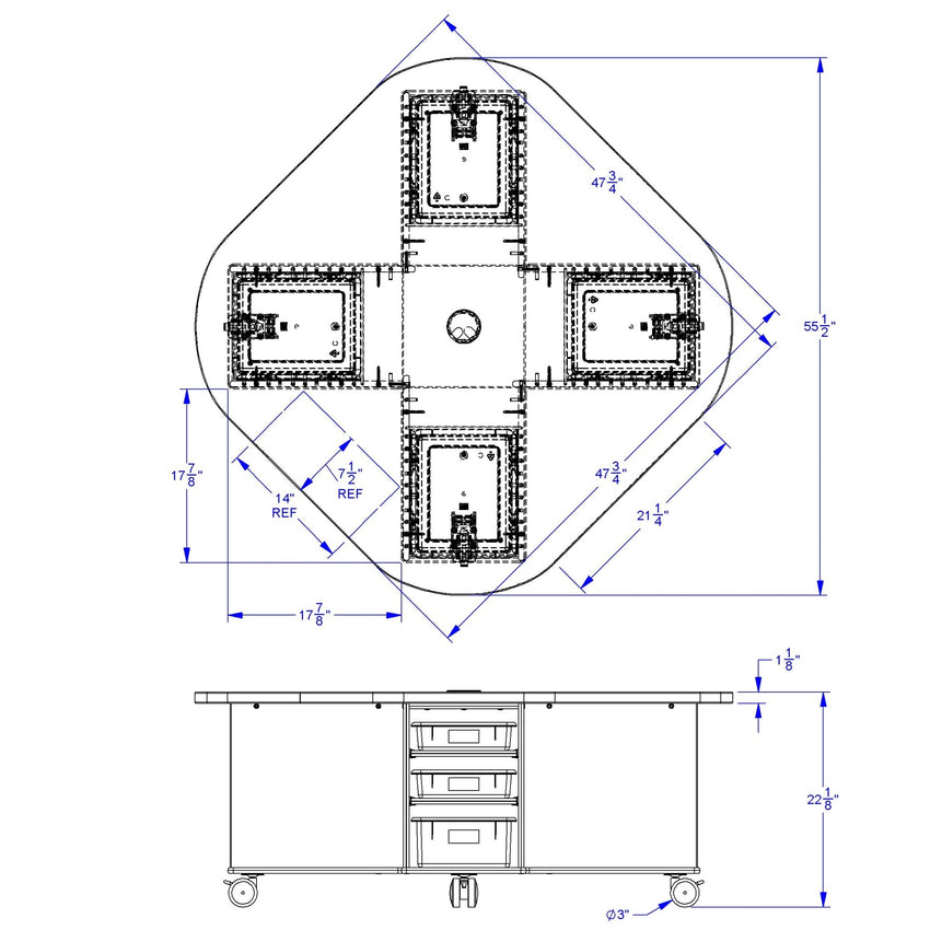 Jonti - Craft Innovate STEAM Table (6281JC251) - SchoolOutlet