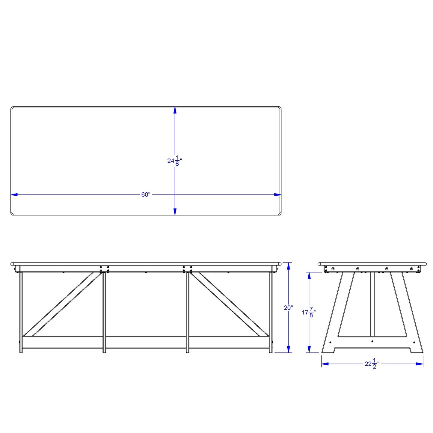 Jonti - Craft EverPlay Small Outdoor Table and Bench Set (8316JC460) - SchoolOutlet