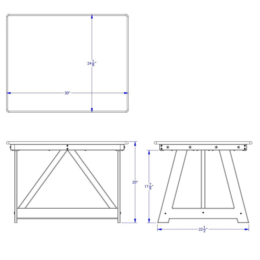 Jonti - Craft EverPlay Small Outdoor Table and Bench Set (8316JC460) - SchoolOutlet