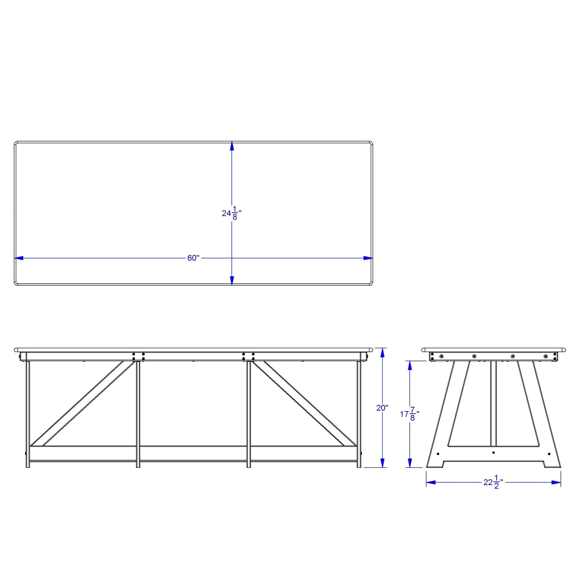 Jonti - Craft EverPlay Large Outdoor Table and Bench Set (8317JC460) - SchoolOutlet