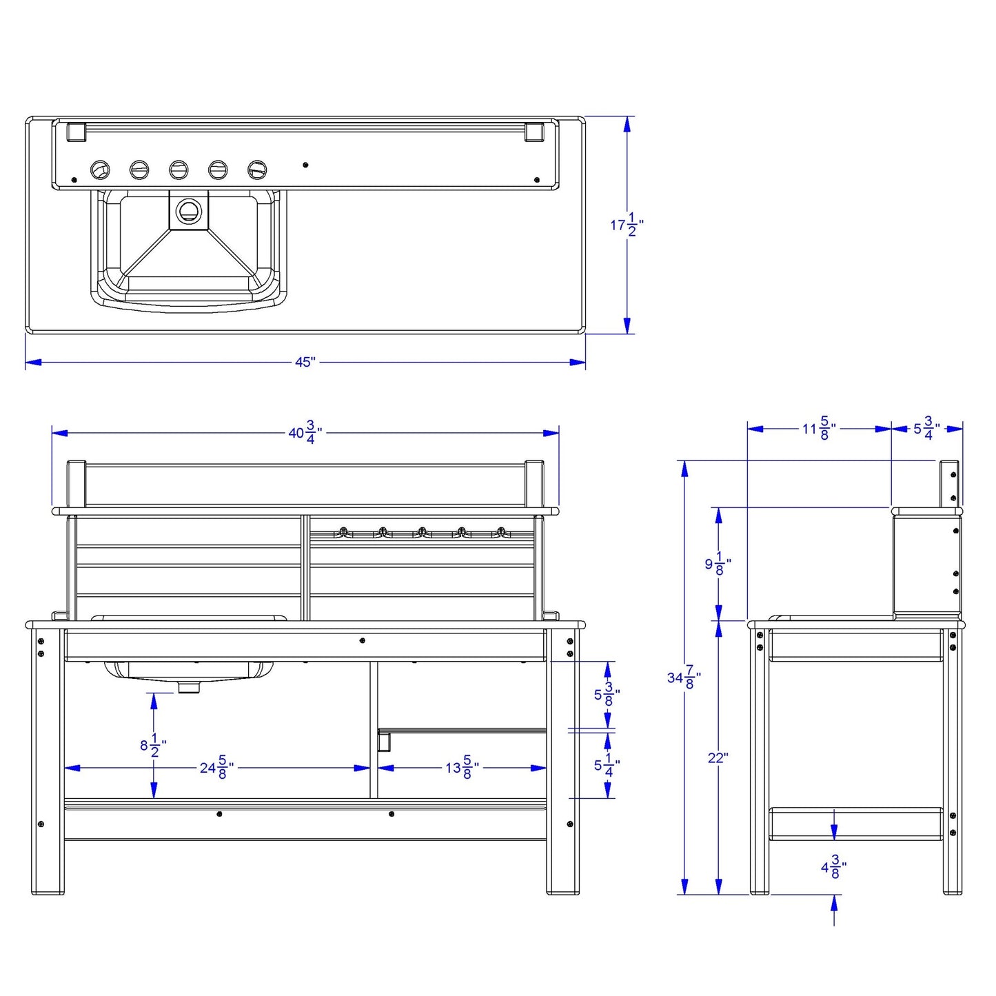 Jonti - Craft EverPlay Mud Kitchen (8340JC460) - SchoolOutlet