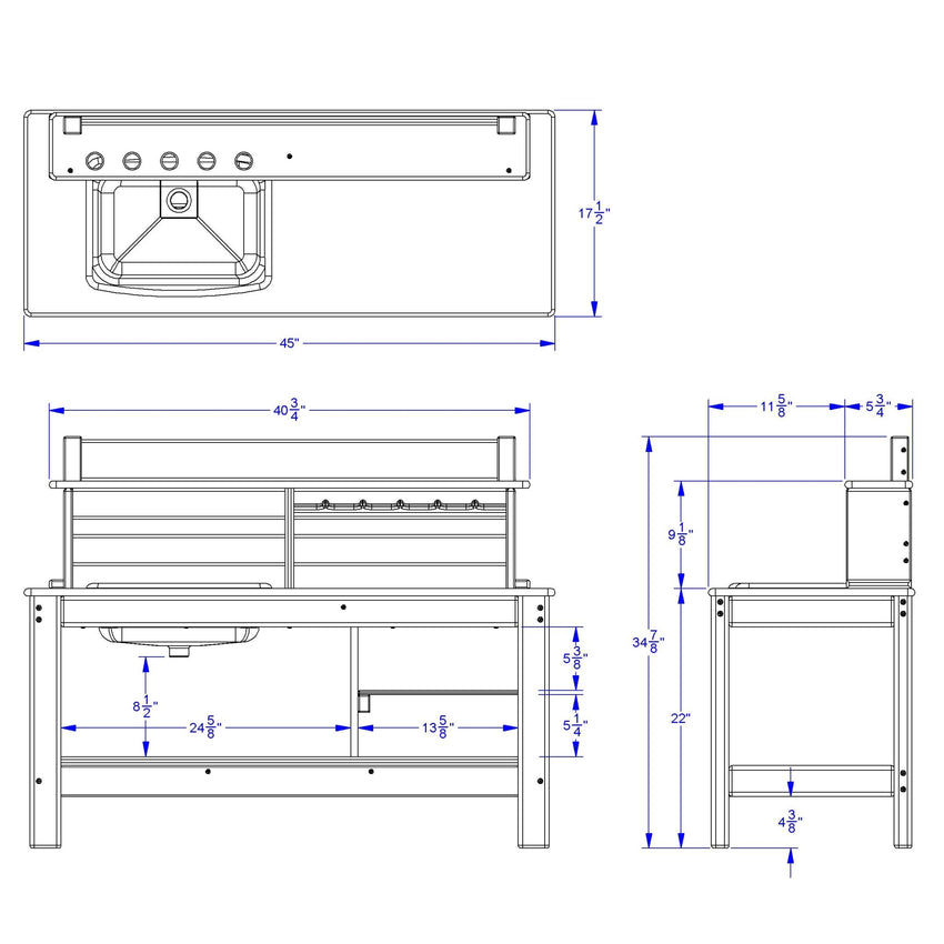 Jonti - Craft EverPlay Mud Kitchen (8340JC460) - SchoolOutlet