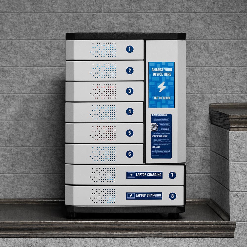 Luxor KwikBoost 8 - Bay Self - Service Charging Locker (LUX - CHSL001) - SchoolOutlet