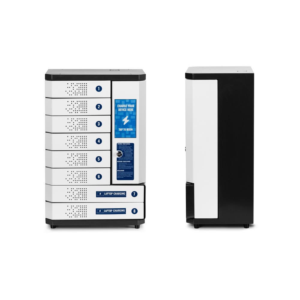 Luxor KwikBoost 8 - Bay Self - Service Charging Locker (LUX - CHSL001) - SchoolOutlet