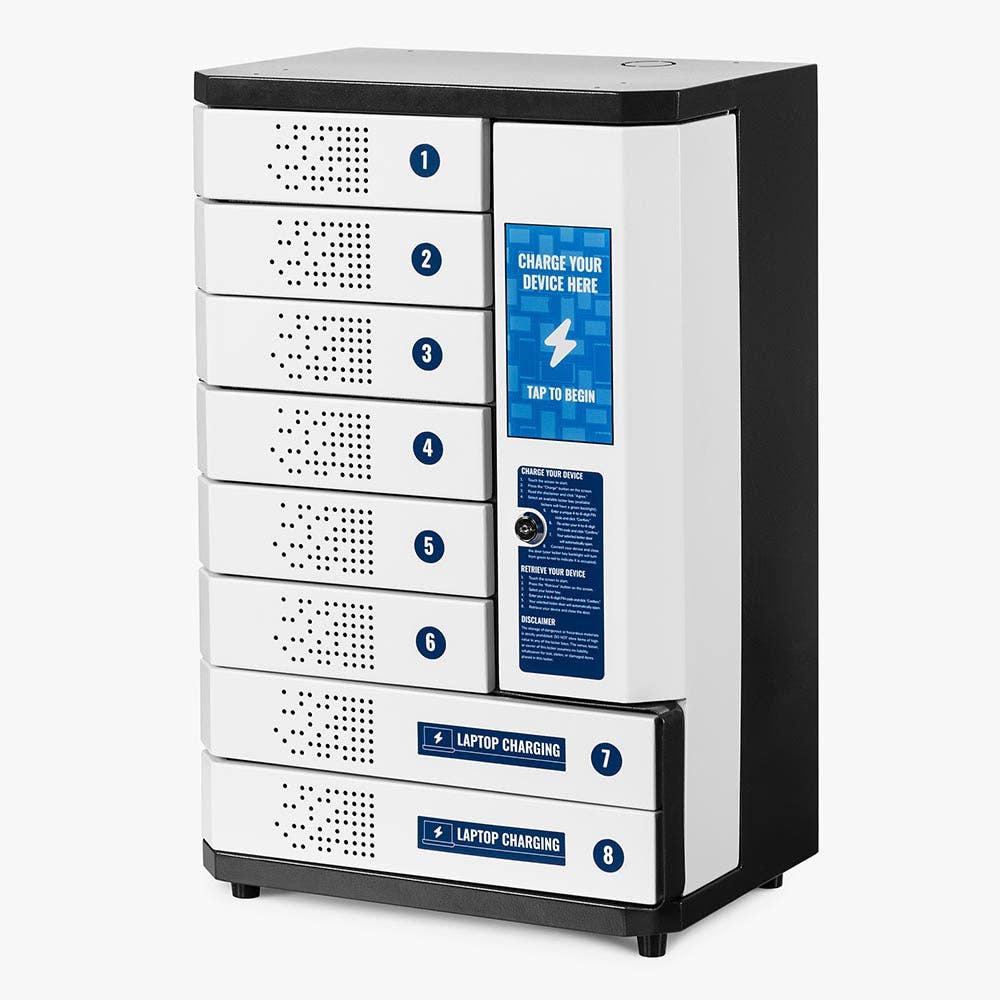 Luxor KwikBoost 8 - Bay Self - Service Charging Locker (LUX - CHSL001) - SchoolOutlet