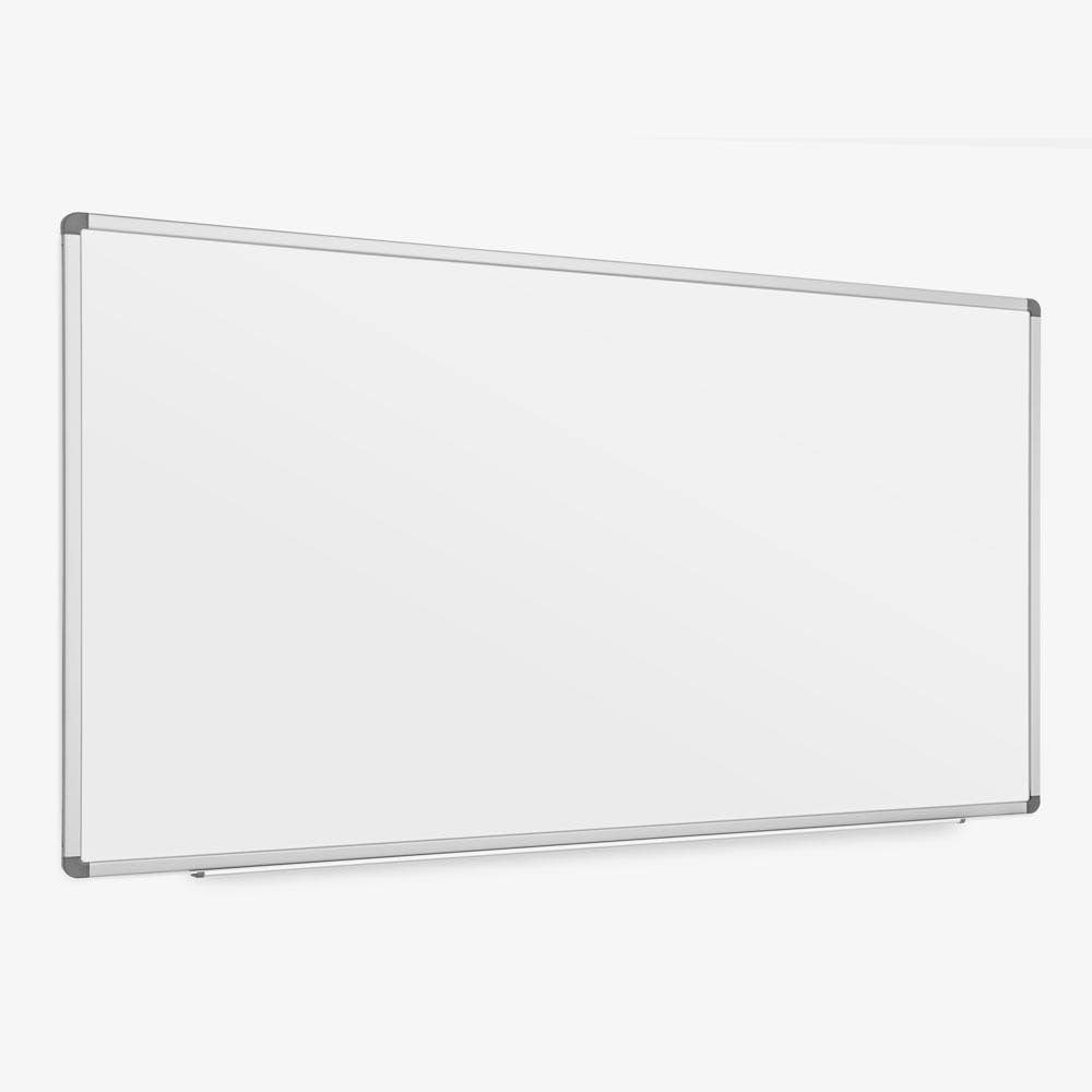 Luxor 90"W x 40"H Wallmount Porcelain Whiteboard (DEWM004) - SchoolOutlet