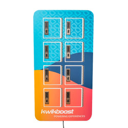 Luxor KwikBoost Phone Charging Locker with Custom Graphics (LUX-KBCBPCL)