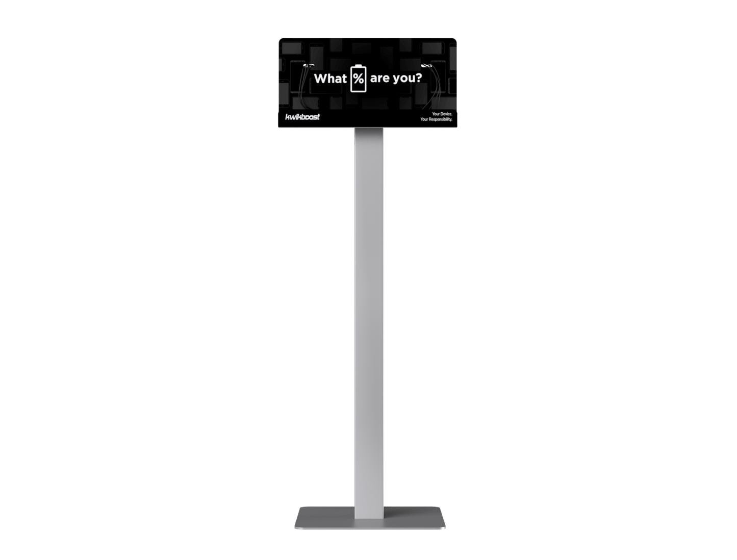 Luxor KwikBoost Floor Stand Courtesy Charging Station - Freestanding (LUX - KBSCCSFS) - SchoolOutlet