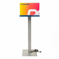 Luxor KwikBoost Deluxe Floor Stand Courtesy Charging Station - Freestanding with Custom Graphics (LUX-KB99029)