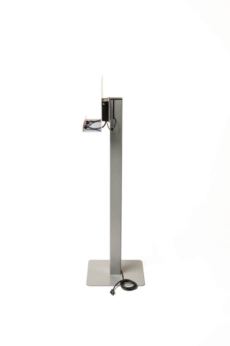 Luxor KwikBoost Deluxe Floor Stand Courtesy Charging Station - Freestanding with Custom Graphics (LUX - KB99029) - SchoolOutlet