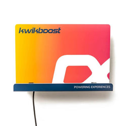 Luxor KwikBoost Deluxe Wall Mounted Courtesy Charging Station with Custom Graphics (LUX-KB99035)