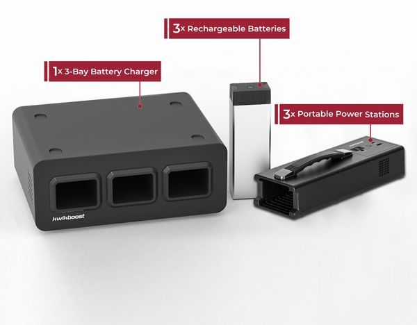 Luxor Light Use Bundle - KwikBoost EdgePower Portable Power Station (KBEP003) - SchoolOutlet