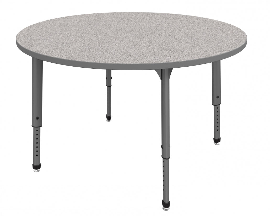 Marco Apex Series 60" Round School Activity Table Adjustable Height 21" - 30" (38 - 2207 - MA) - SchoolOutlet