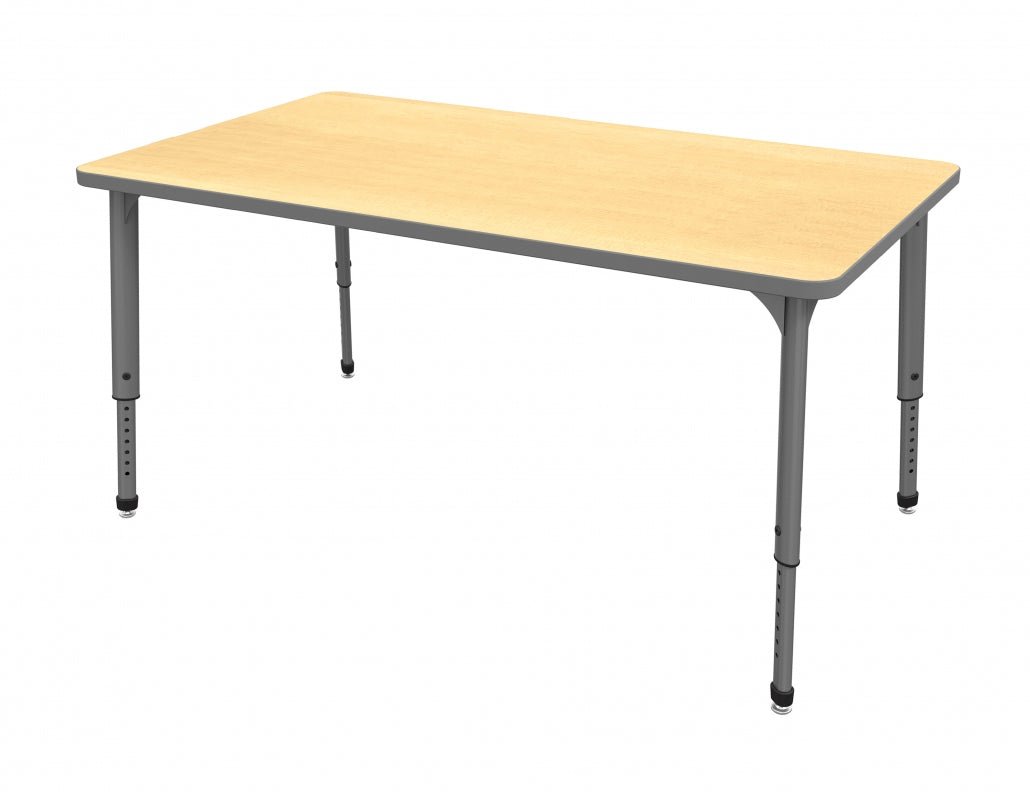 Marco Apex Series Rectangle School Activity Table 24" x 54" Adjustable Height 21" - 30" (38 - 2225 - MA) - SchoolOutlet