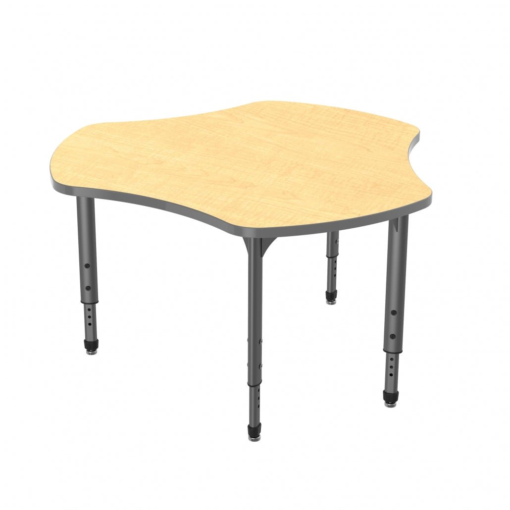 Marco Apex Series 48" Triad Preschool Activity Table Height Adjustable Legs 17" - 24" (38 - 2264 - MB) - SchoolOutlet