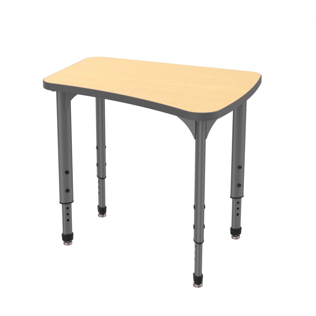 Marco Apex Series Flare Student Desk 30" x 24" Adjustable Height 21" - 30" (38 - 2274 - MA) - SchoolOutlet
