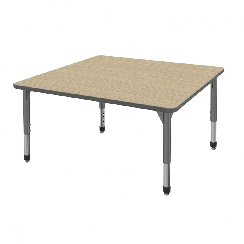 Marco Premier Series 42" Square Stand - Up Table Adjustable Height 32" - 42" (43 - 2214 - MA) - SchoolOutlet