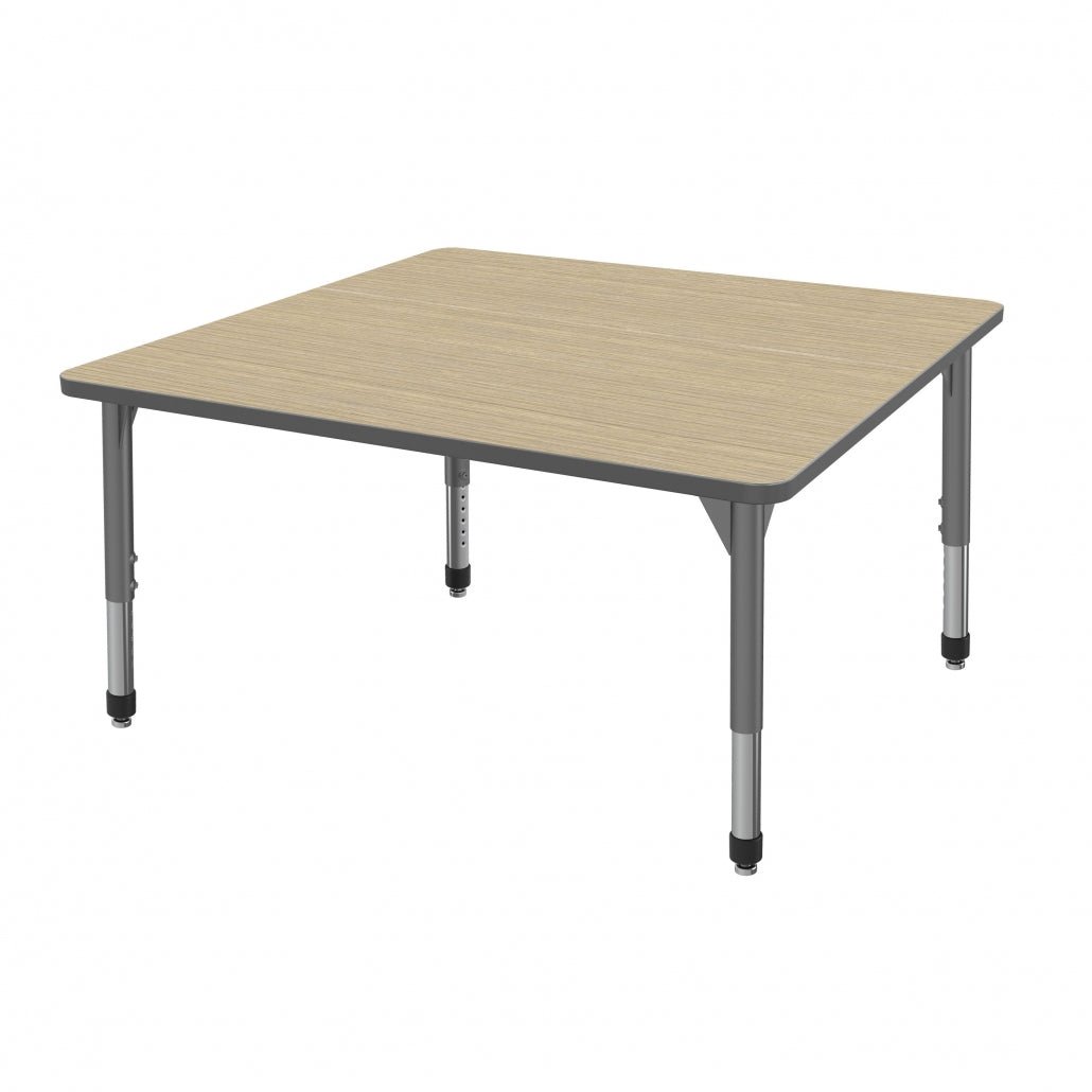 Marco Premier Series 48" Square Stand - Up Table Adjustable Height 32" - 42" (43 - 2216 - MA) - SchoolOutlet