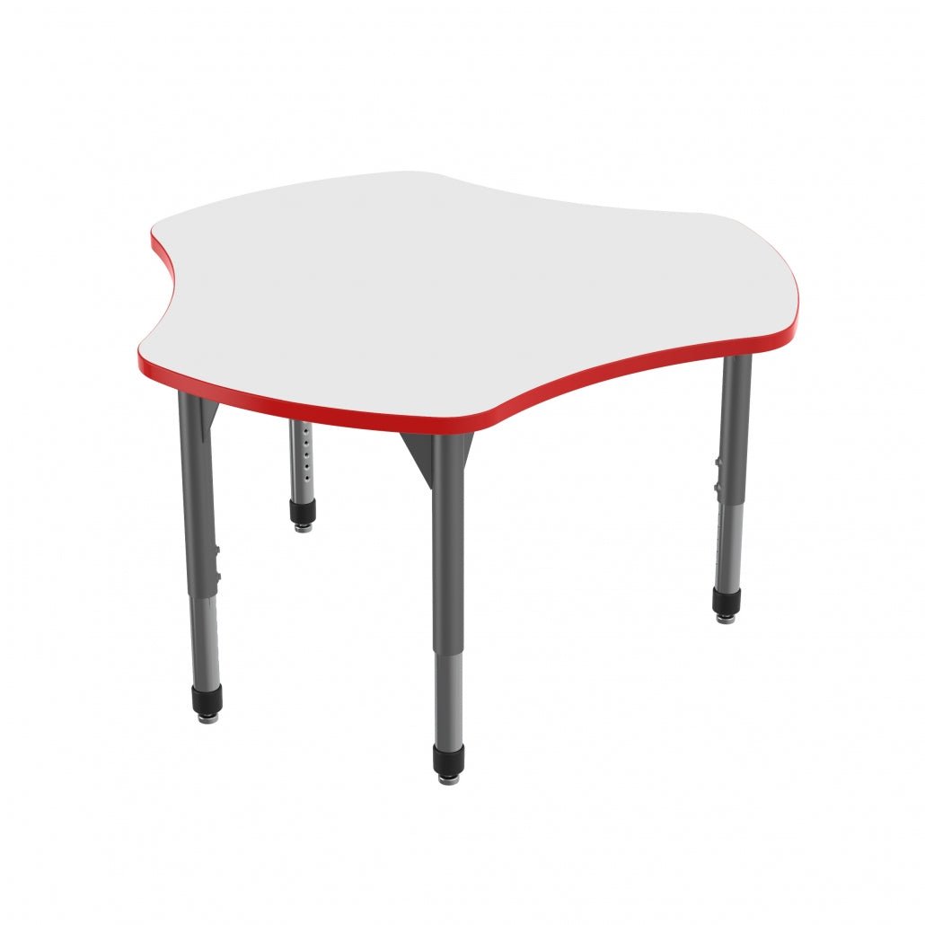 Marco Premier Series 48" Triad Stand - Up Table w/ Dry Erase Top Adj Height 32" - 42" (43 - 2264 - DA) - SchoolOutlet