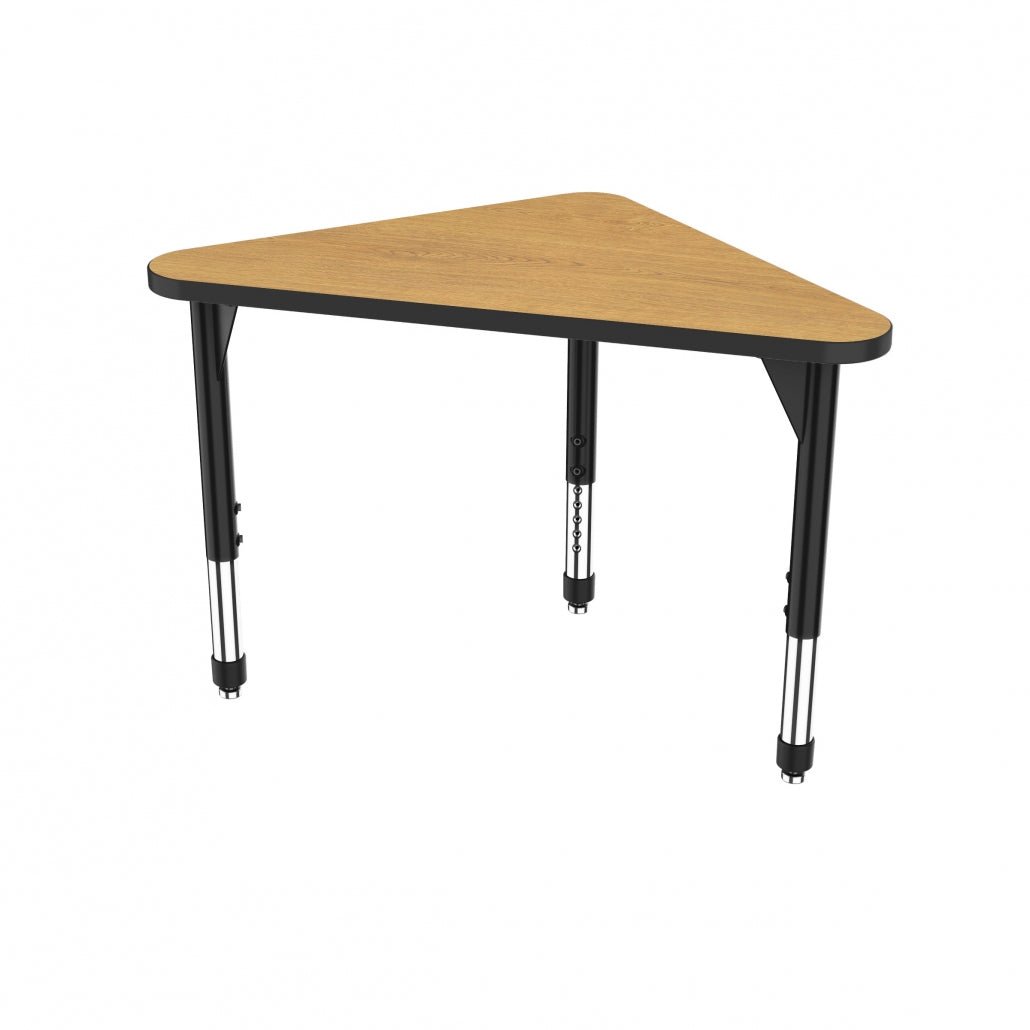 Marco Premier Series Triangle Collaborative Desk 23" x 40" Adjustable Height 21" - 31" (43 - 2272 - MB) - SchoolOutlet