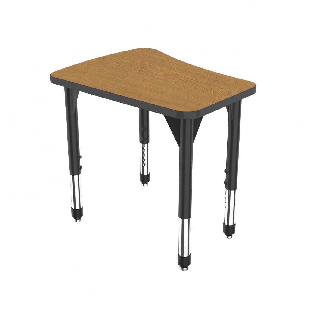 Marco Premier Series Flare Collaborative Desk 30" x 24" Adjustable Height 21" - 31" (43 - 2274 - MB) - SchoolOutlet