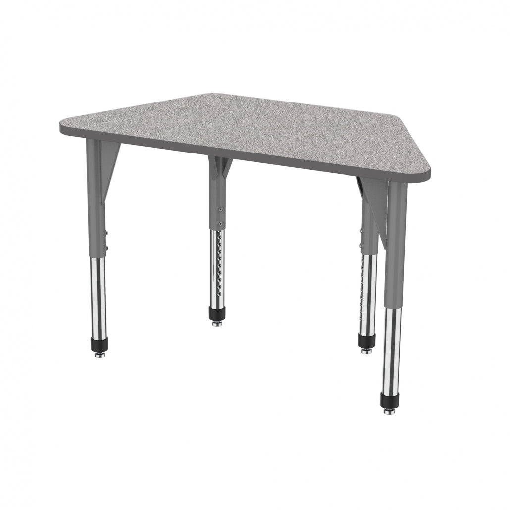 Marco Premier Series Trapezoid Stand - Up Table 24" x 48" Adjustable Height 32" - 42" (43 - 2276 - MA) - SchoolOutlet